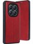 Xiaomi Redmi Note 14 Pro 4g Kılıf Flip Cover - Kırmızı 2