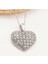 925 Ayar Gümüş Bombeli Kalp Kadın Kolye T7963 (972972) 1