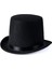 Ikinci Kalite Yetişkinler Için Siyah Renk Ringmaster Sihirbaz Şapkası Fötr Şapka 12 cm 1