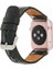Apple Watch Uyumlu Deri Kordon 42-44-45MM De5 Siyah 2