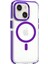 iPhone 15 Bella Magsafe Kapak - Derin Mor 2