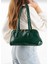 uzun saplı kadın omuz ve el çantası baget yeşil ve siyah 3