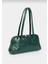uzun saplı kadın omuz ve el çantası baget yeşil ve siyah 6