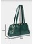 uzun saplı kadın omuz ve el çantası baget yeşil ve siyah 7