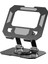 360 Derece Sonsuz Pozisyonda Dönebilen Katlanabilir Metal Alaşımlı Yükseklik ve Açı Ayarlı Kaydırmaz Telefon ve Tablet Standı (Siyah Tablet Standı 162) 2
