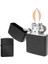 Çakmak Parlak Siyah Zippo Benzinli Çakmak Cep Boy Doldurulabilir - ME001W-51LT05 5