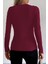 Halka Detaylı Viskon Bluz - Bordo 3