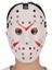 Beyaz Renk Kırmızı Çizgili Tam Yüz Hokey Jason Maskesi Hannibal Maskesi 1