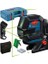 Professional Gcl 2-50 G Çizgi LAZER(15M Çalışma Alanı [alıcı ile 50 M], 4 x Aa Pil, Ip 64 Toza Karşı Koruma Sistemi, Yeşil Lazer, RM10 Tutucu, Takım Çantası) 1