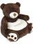 Oyuncak Pelüş Oturma Koltuğu,çocuk Koltuğu,bebek Oturağı,puf,pelüş Puf,bebek Pufu (Ayı) 1