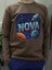 Nova Galaksi Temalı Pamuklu Unısex Uzun Kollu Çocuk Tişört (Sweatshirt) 1