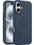 iPhone 16 Plus Kılıf Jully Magsafe Kapak - Lacivert 1