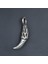 Kurt Dişi Gümüş Kaplama Kolye Ucu 1