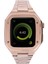 Apple Watch 44MM Metal Petek Kasalı Kordon - Rose Gold 1