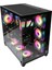 Game Master F7 Lite 7 Fanlı Argb Kumandalı Kontrolcülü Gaming Pc Kasa Akvaryum Kasa 1