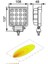 10V-30V Çalışma Lambası Kare 48W 6000K 2500 Lümen (16 x 3W Power Ledli) (137*108*48 Mm) 3