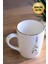 Porselen Natura Salkım Kulplu Mug Kupa 9cm 220ML 4 Lü 3