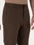 Erkek Kahverengi Jogger Fit Beli Lastikli Yün Karışımlı Balık Sırtı Kanvas Pantolon 50308723-VR029 5