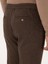 Erkek Kahverengi Jogger Fit Beli Lastikli Yün Karışımlı Balık Sırtı Kanvas Pantolon 50308723-VR029 6