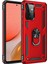 Samsung Galaxy A72 Kılıf Sofya Yüzüklü Silikon Kapak - Kırmızı 1