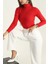 Balıkçı Yaka Bluz - Kırmızı 2