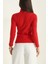 Balıkçı Yaka Bluz - Kırmızı 4