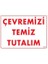 Temizlik Düzen Uyarı Levhası 25X35 KOD:1204 1