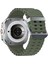 Watch 7 Ultra KR417 Rug Silikon Kordon - Koyu Yeşil 1