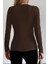 Halka Detaylı Viskon Bluz - Kahve 3
