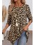 Leopar Desenli Asimetrik Kesim Süprem Bluz - Leopar 1