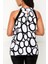 Halter Yaka Desenli Kolsuz Süprem Bluz - Desenli 3