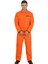 Erkek Turuncu Mahkum Kostümü | Yetişkin Hapishane Kostüm Kıyafeti 1
