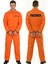 Erkek Turuncu Mahkum Kostümü | Yetişkin Hapishane Kostüm Kıyafeti 3