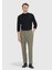 Vizon Dokuma Regular Fit Casual Yün Karışımlı Pantolon 1