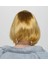 Düz Kesim Küt Parti Peruğu Altın Renk 1