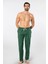 Erkek Dokuma Pijama Tek Alt 2240/YEŞIL 4 1