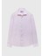 Pembe Regular Fit Dokuma Klasik %100 Pamuk Gömlek 1