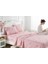 Pembe Alanur Tek Kişilik Pes Lastikli Çarşaf Seti 2