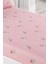 Pembe Alanur Tek Kişilik Pes Lastikli Çarşaf Seti 5