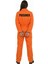 Turuncu Mahkum Kostümü | Kadın Hapishane Turuncu Kıyafeti Kostümü 2