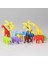 669 Toy Play 12 Parça Renkli Mini Vahşi Hayvanlar Figür Seti 4-6 cm 4