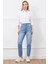 Yüksek Bel Mom Jean Pantolon 5