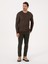 Erkek Kahverengi Slim Fit Kazak 50318983-VR029 4