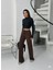Fitilli Şardonlu Pantolon Kahve A4058 3