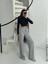 Fitilli Şardonlu Pantolon Gri A4058 1