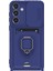 Ieg Samsung Galaxy S25 Plus Kılıf Zuma Kartvizitli Yüzüklü Silikon - Lacivert 1