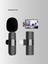 Buğz Çift Mikrofonlu Kablosuz Kayıt Seti iPhone Uyumlu Mini Mikrofon 5