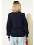 Yarasa Kol Salaş Bluz Lacivert T4273 3