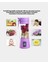 Taşınabilir USB Şarjlı Mini Smoothie Blender 380ML Çelik Bıçaklı Portatif 4