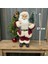 Kırmızı Noel Baba Figürü-Hediye Çuvalı ve Çam Ağacı Detaylı 27 cm 2
